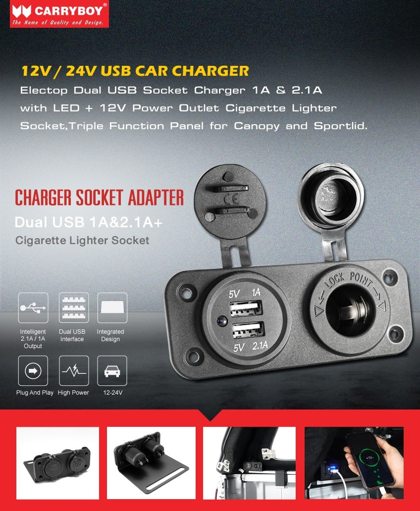 USB Charger Kit – Carryboy Australia